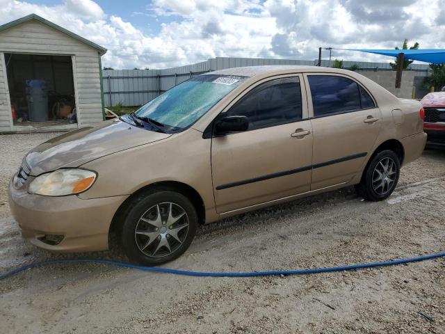 TOYOTA COROLLA CE 2003 with VIN 1NXBR32E13Z110105 - Photo from auction