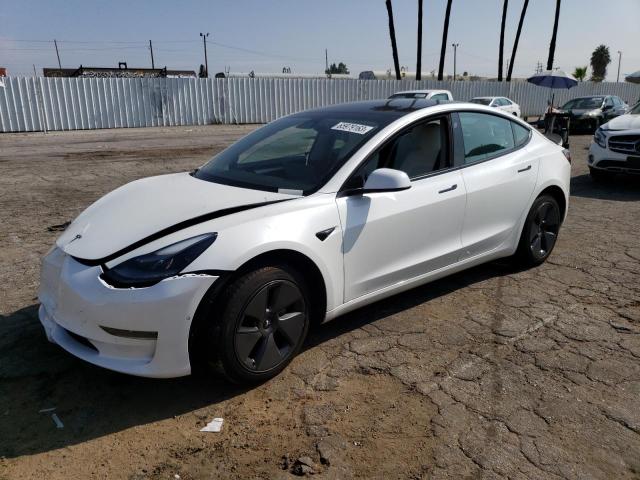 TESLA MODEL 3 2021 with VIN 5YJ3E1EA1MF030041 - Photo from auction