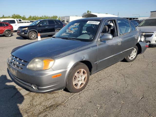 HYUNDAI ACCENT GL 2005 with VIN KMHCG45C55U607445 - Photo from auction