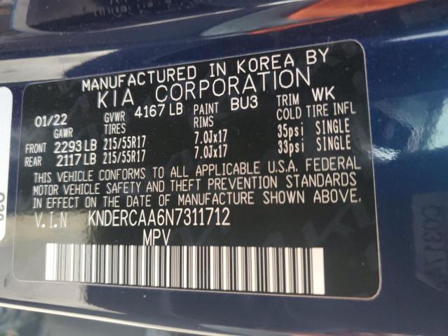 Photo 14 from auction – 2022 KIA SELTOS EX with VIN KNDERCAA6N7311712