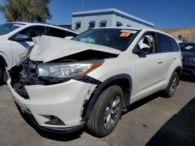 TOYOTA HIGHLANDER 2015 with VIN 5TDBKRFH9FS198586 - Photo from auction