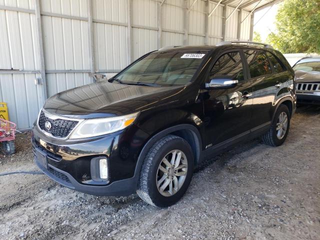 KIA SORENTO LX 2014 with VIN 5XYKTDA75EG537290 - Photo from auction
