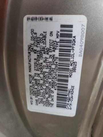 Photo 14 from auction – 2000 TOYOTA SIENNA LE with VIN 4T3ZF13C4YU298478