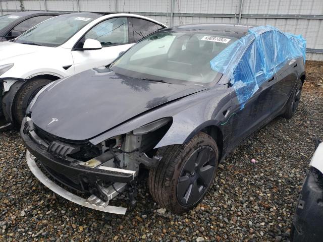 TESLA MODEL 3 2022 with VIN 5YJ3E1EB0NF334438 - Photo from auction