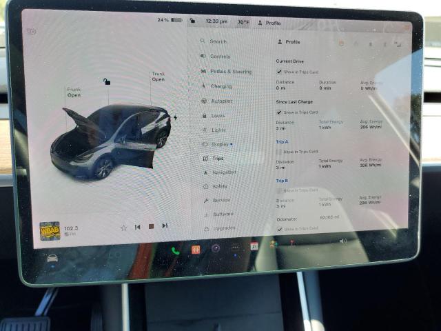 Photo 9 from auction – 2020 TESLA MODEL Y with VIN 5YJYGDEE2LF044274