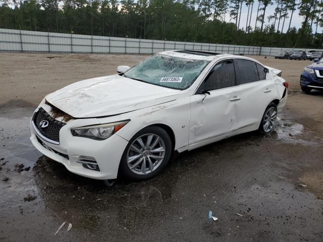 INFINITI Q50 BASE 2014 with VIN JN1BV7AP5EM691074 - Photo from auction