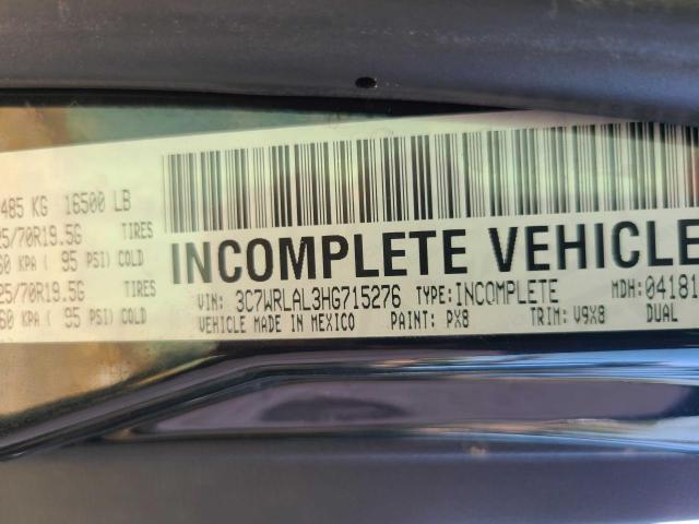 Photo 10 from auction – 2017 RAM 4500 with VIN 3C7WRLAL3HG715276