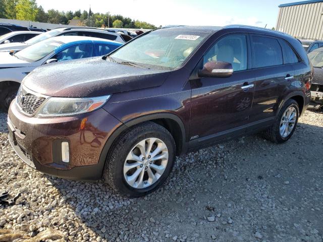 KIA SORENTO EX 2015 with VIN 5XYKUDA73FG647754 - Photo from auction