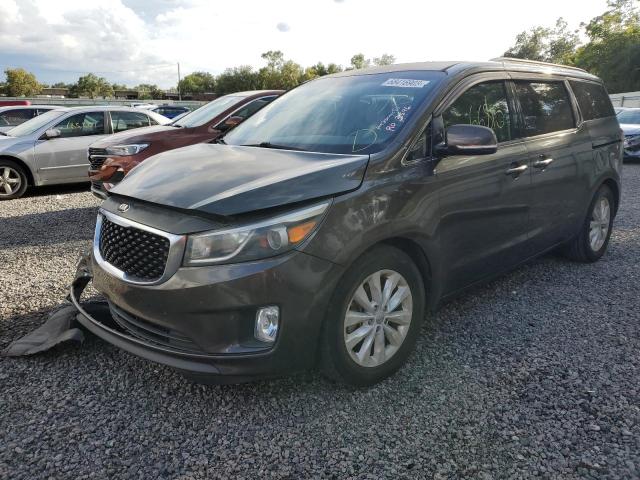 KIA SEDONA EX 2015 with VIN KNDMC5C12F6051418 - Photo from auction
