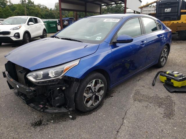KIA FORTE FE 2020 with VIN 3KPF24AD1LE162809 - Photo from auction