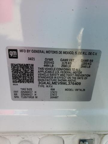 Photo 14 from auction – 2021 GMC TERRAIN SL with VIN 3GKALMEV9ML376409