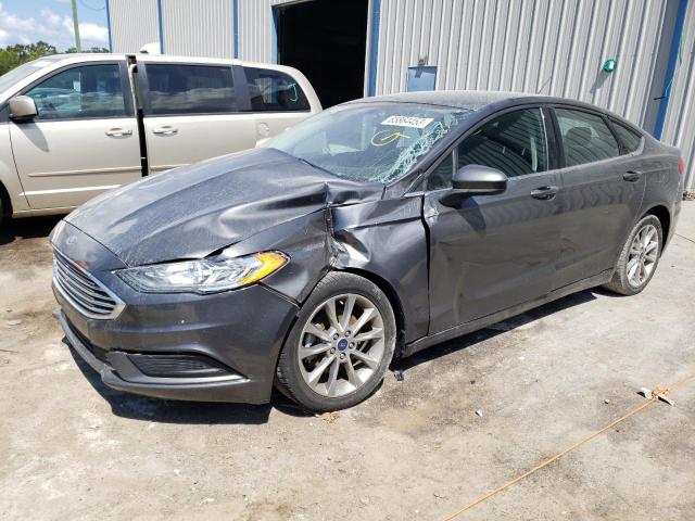 FORD FUSION SE 2017 with VIN 3FA6P0HD7HR128542 - Photo from auction