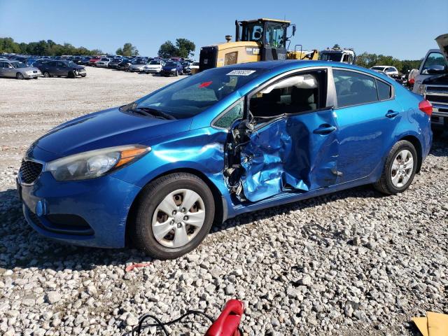 KIA FORTE LX 2014 with VIN KNAFK4A61E5070595 - Photo from auction