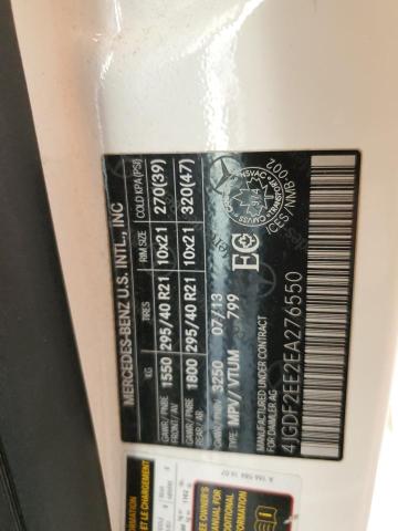 Photo 14 from auction – 2014 MERCEDES-BENZ GL 350 BLU with VIN 4JGDF2EE2EA276550