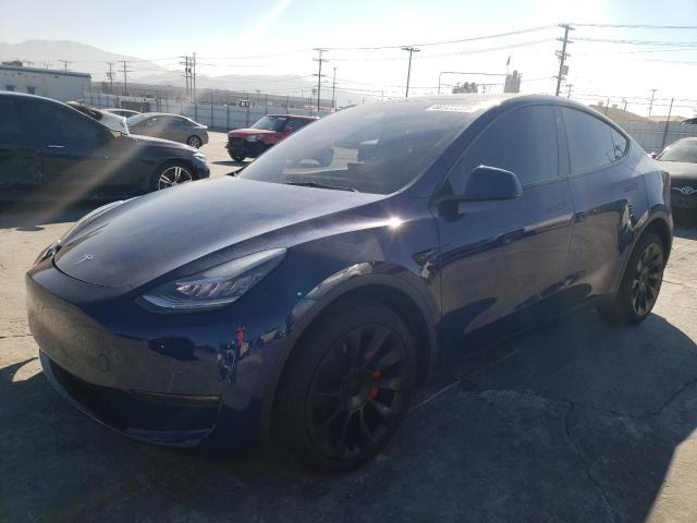 TESLA MODEL Y 2022 with VIN 7SAYGDEE2NF386619 - Photo from auction