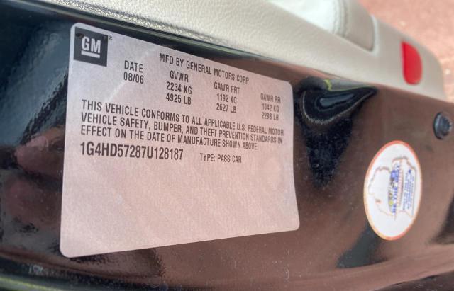 Photo 10 from auction – 2007 BUICK LUCERNE CX with VIN 1G4HD57287U128187