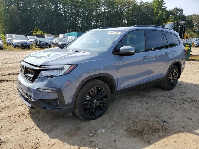 HONDA PILOT BLAC 2022 with VIN 5FNYF6H7XNB073763 - Photo from auction
