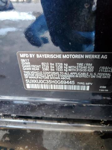 Photo 14 from auction – 2017 BMW X6 SDRIVE3 with VIN 5UXKU0C35H0G69445