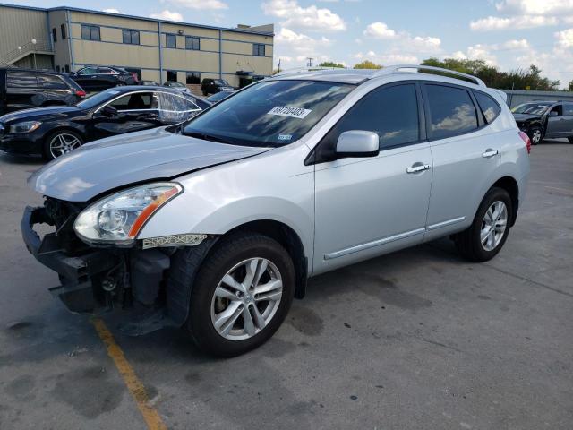 NISSAN ROGUE S 2013 with VIN JN8AS5MT5DW523344 - Photo from auction