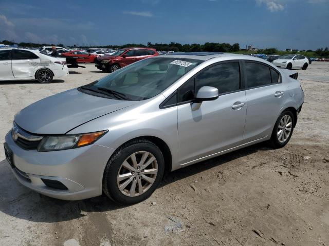 HONDA CIVIC EX 2012 with VIN 2HGFB2F80CH320742 - Photo from auction