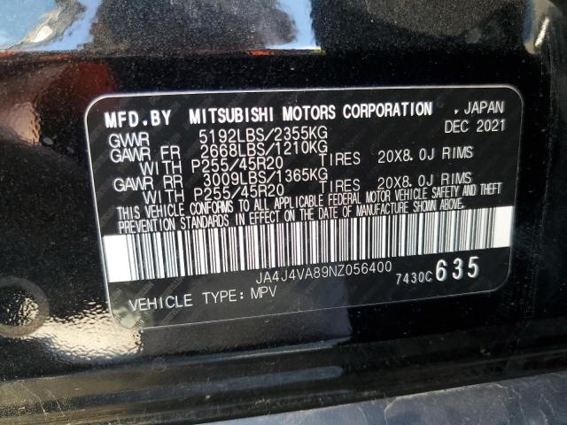 Photo 14 from auction – 2022 MITSUBISHI OUTLANDER with VIN JA4J4VA89NZ056400