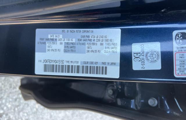 Photo 10 from auction – 2021 MAZDA CX-5 TOURI with VIN JM3KFBCM1M0415150