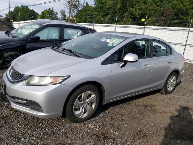 HONDA CIVIC LX 2013 with VIN 19XFB2E5XDE073796 - Photo from auction