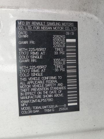 Photo 14 from auction – 2020 NISSAN ROGUE S with VIN KNMAT2MT4LP517180
