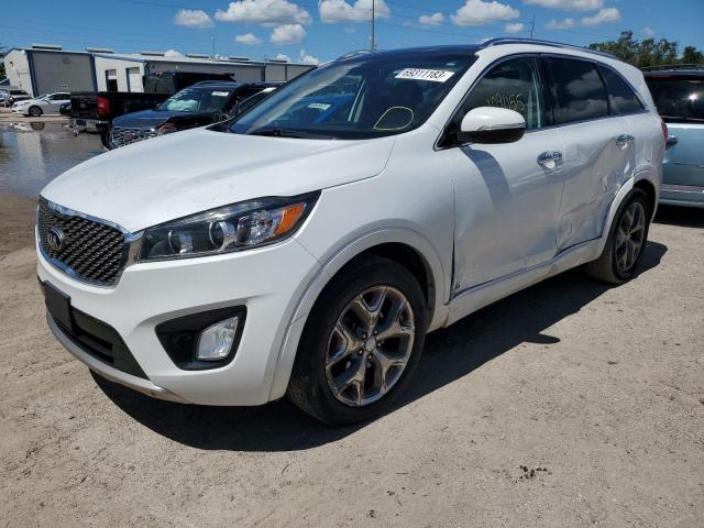 KIA SORENTO SX 2018 with VIN 5XYPKDA55JG385223 - Photo from auction
