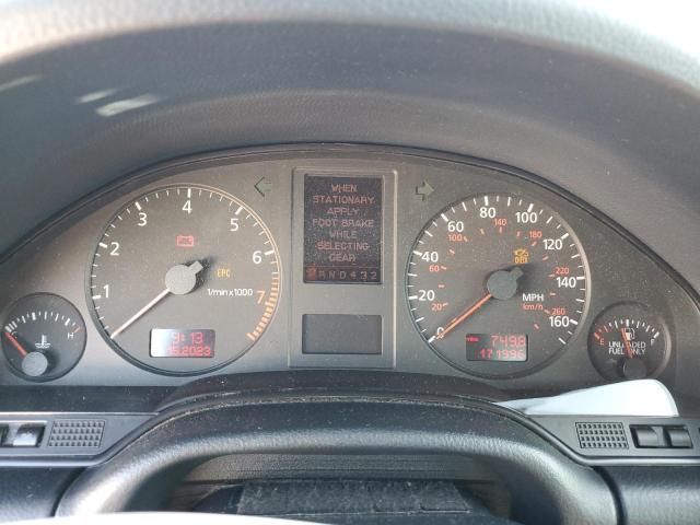 Photo 9 from auction – 2000 AUDI A8 QUATTRO with VIN WAUFL54D6YN001449