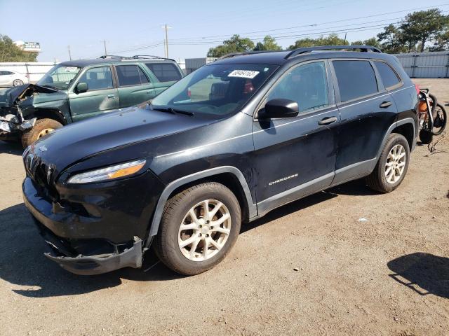 JEEP CHEROKEE S 2016 with VIN 1C4PJLAB4GW376317 - Photo from auction