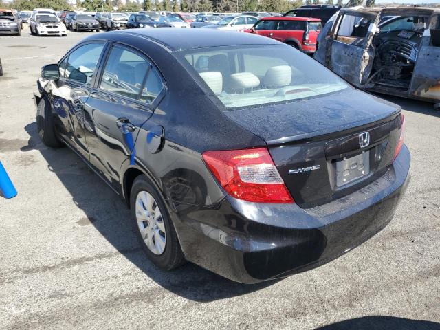 Photo 2 from auction – 2012 HONDA CIVIC LX with VIN 19XFB2F57CE364902
