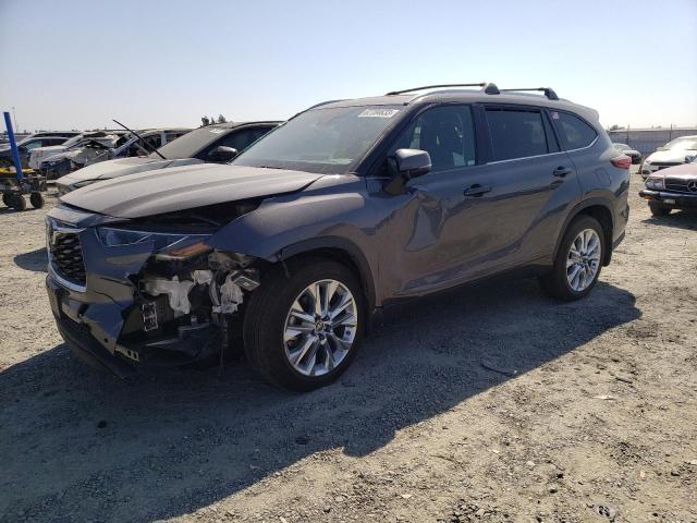 TOYOTA HIGHLANDER 2021 with VIN 5TDDZRBH6MS132732 - Photo from auction