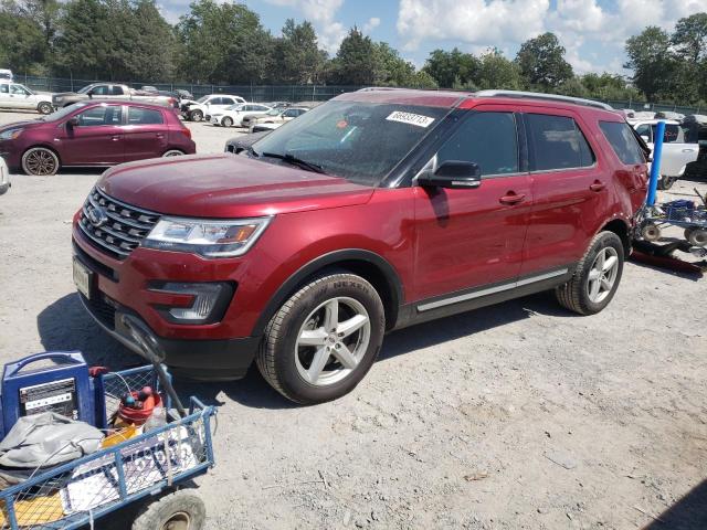 FORD EXPLORER X 2017 with VIN 1FM5K8DH0HGD89140 - Photo from auction