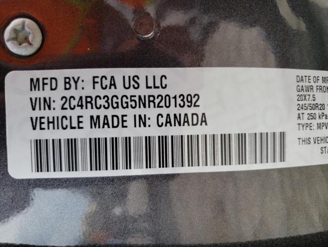 Снимка 14 от търг – 2022 CHRYSLER PACIFICA L с VIN 2C4RC3GG5NR201392