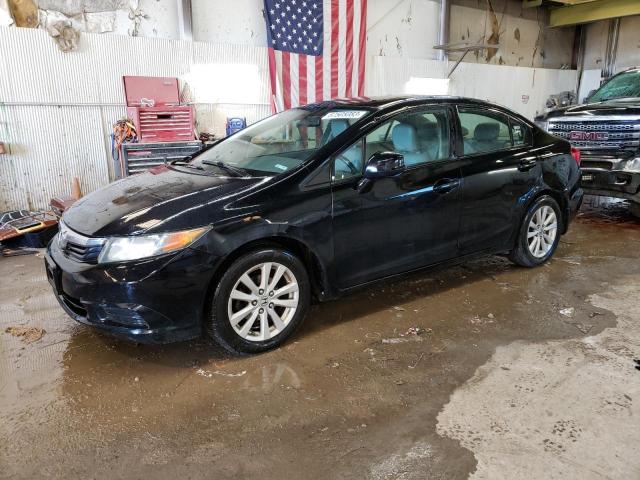 HONDA CIVIC EXL 2012 with VIN 2HGFB2F94CH500153 - Photo from auction
