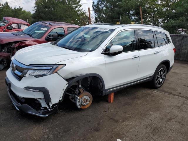 HONDA PILOT ELIT 2022 with VIN 5FNYF6H07NB038584 - Photo from auction