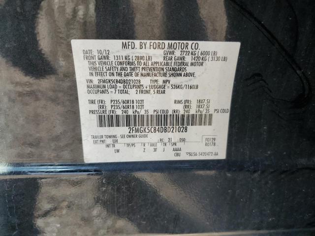 Photo 14 from auction – 2013 FORD FLEX SEL with VIN 2FMGK5C84DBD21028