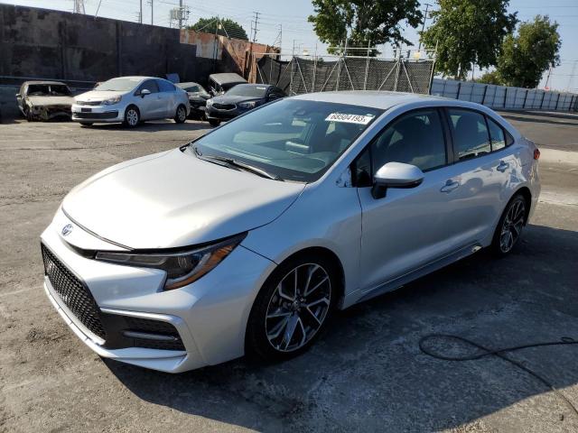 TOYOTA COROLLA SE 2020 with VIN 5YFS4RCE0LP027539 - Photo from auction