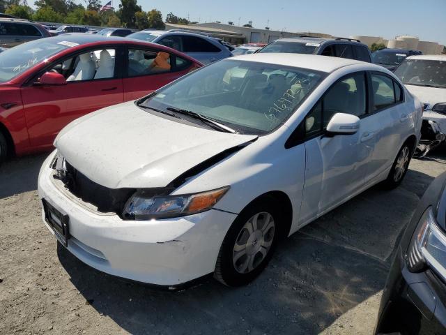 HONDA CIVIC HYBR 2012 with VIN JHMFB4F28CS010495 - Photo from auction