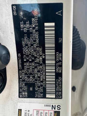Photo 10 from auction – 2009 TOYOTA 4RUNNER SR with VIN JTEBU14R09K036697