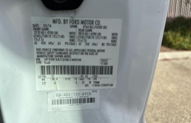Photo 10 from auction – 2016 FORD F350 SUPER with VIN 1FTRF3AT2GEC45038