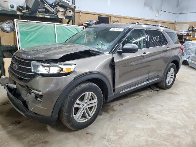 FORD EXPLORER X 2021 with VIN 1FMSK8DH0MGA23580 - Photo from auction