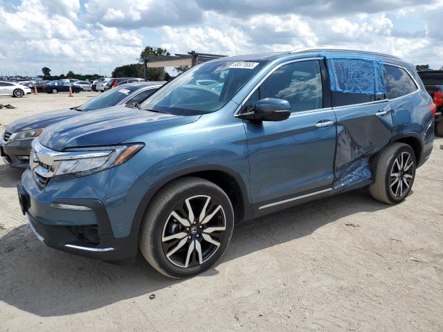 HONDA PILOT ELIT 2021 with VIN 5FNYF6H05MB084350 - Photo from auction