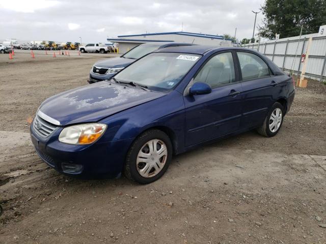 KIA SPECTRA EX 2008 with VIN KNAFE121685527477 - Photo from auction