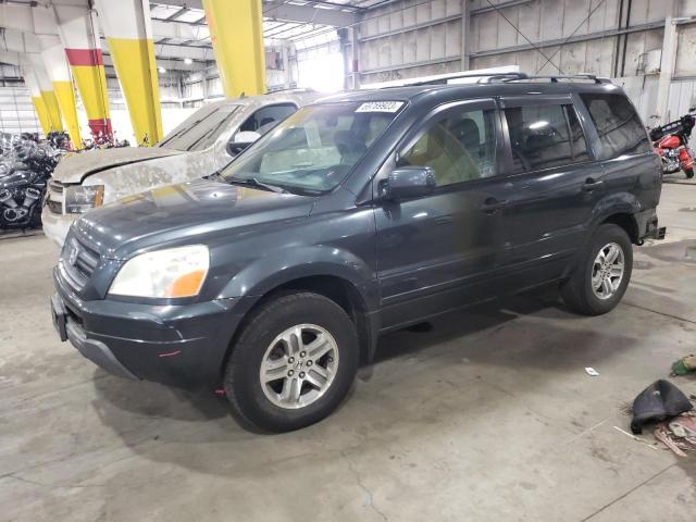 HONDA PILOT EX 2005 with VIN 2HKYF18455H502110 - Photo from auction