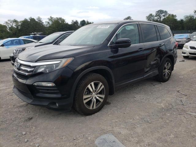 HONDA PILOT EX 2017 with VIN 5FNYF5H37HB035614 - Photo from auction