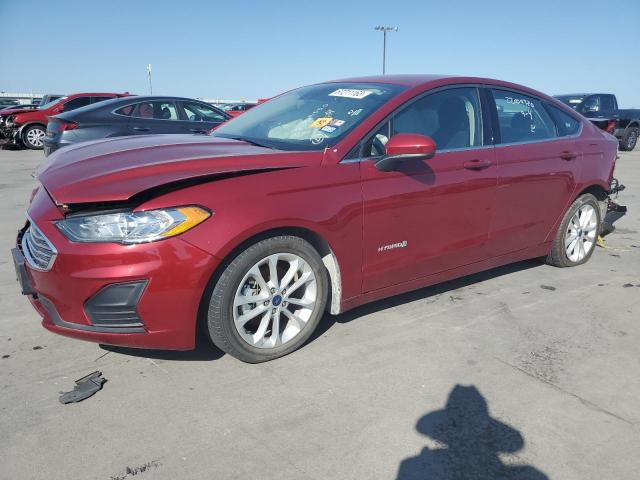 FORD FUSION SE 2019 with VIN 3FA6P0LU2KR241393 - Photo from auction