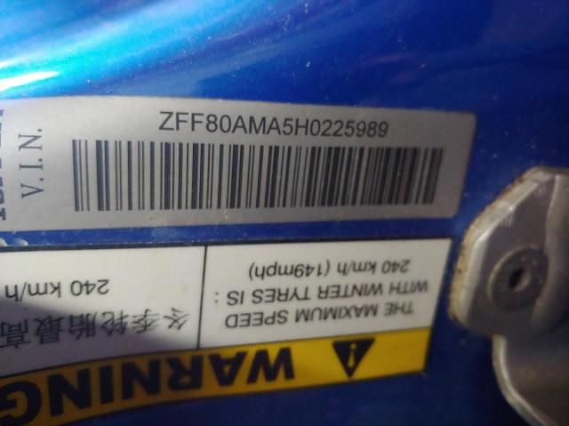 Photo 10 from auction – 2017 FERRARI 488 SPIDER with VIN ZFF80AMA5H0225989