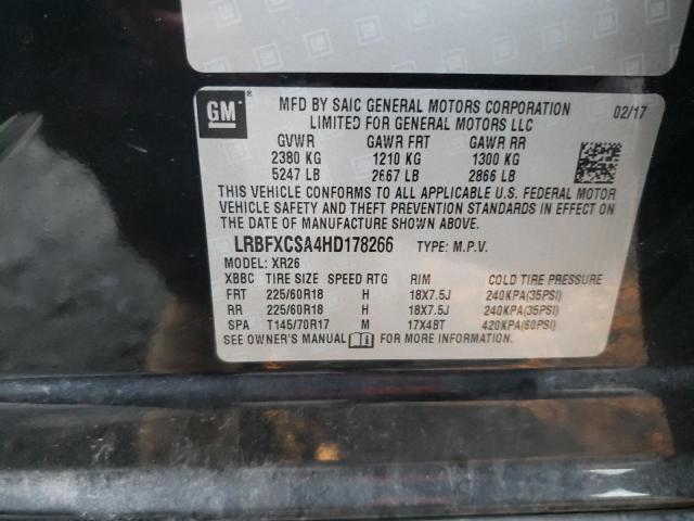 Photo 14 from auction – 2017 BUICK ENVISION P with VIN LRBFXCSA4HD178266